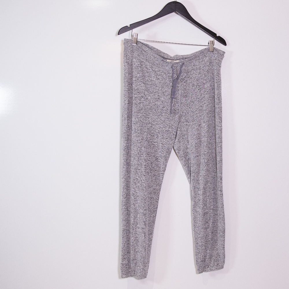 Ugg Women's Valentene Ultra Soft Stretch Knit Ankle Crop Mid Rise Jogger Pants L